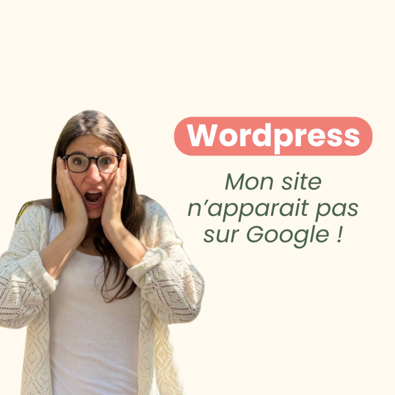 mon site wordpress n'apparait pas sur google